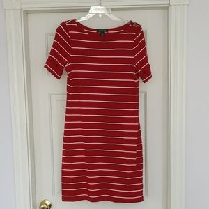 Stripped t-shirt dress